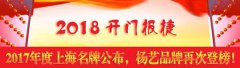 开门报捷！2017年度上海名牌颁布，壹定发再次登榜